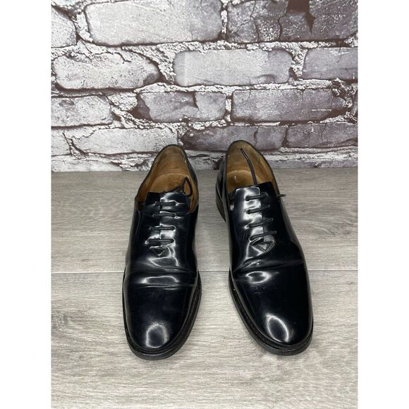 Filipe Sousa Black Patent Leather Oxfords Lace Up Shoes Women’s Sz 38EU/7.5M US - Picture 15 of 16